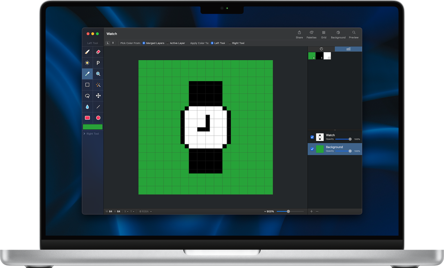 Pixen Grid